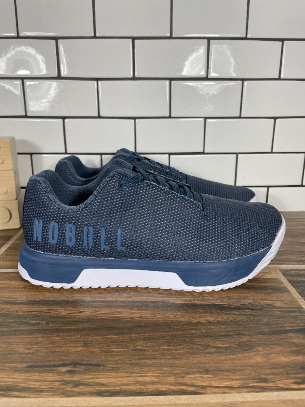 NOBULL Outwork Edge Shoes Womens Size 8.5 Midnight Blue Training Sneakers - Picture 3 of 13